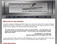 Tablet Screenshot of macdonaldcasefacts.com